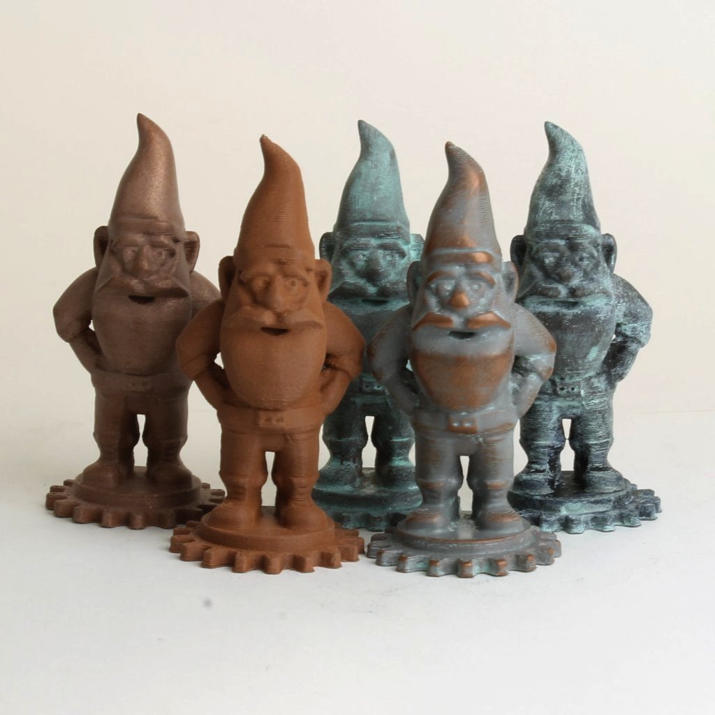 Différentes finitions de HTPLA Cuivre